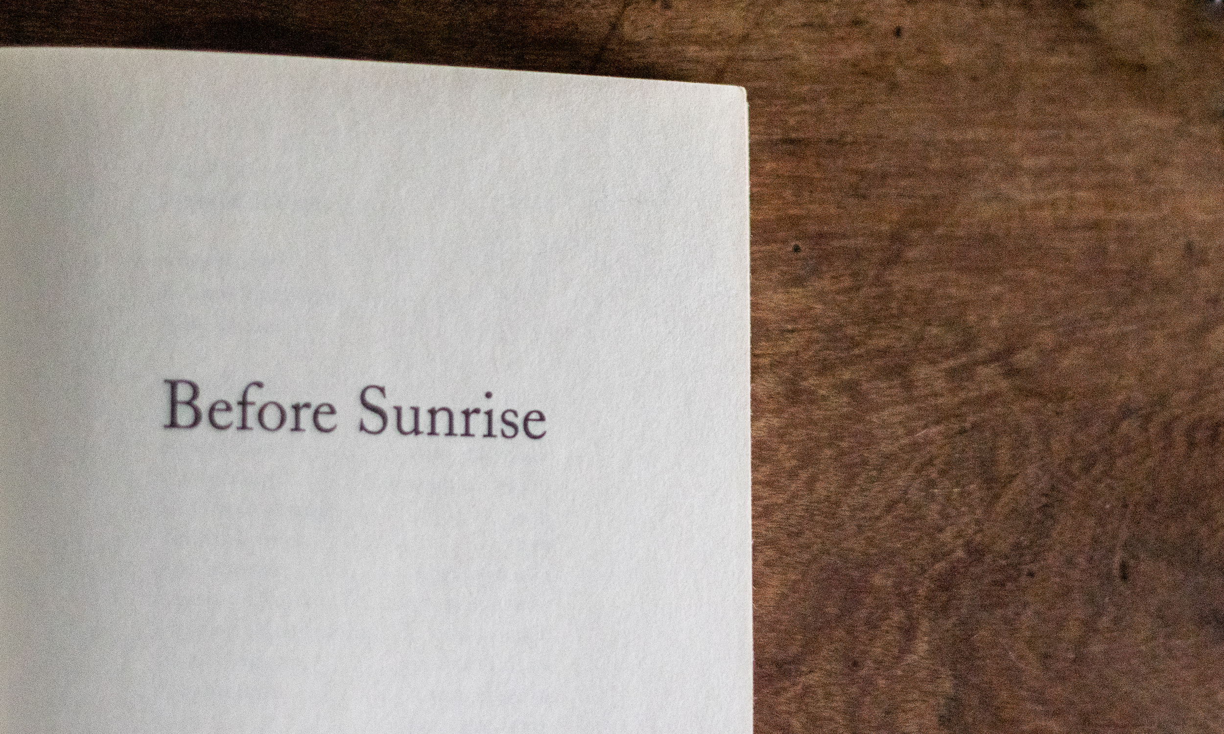 Before Sunrise: Locaciones y Guión